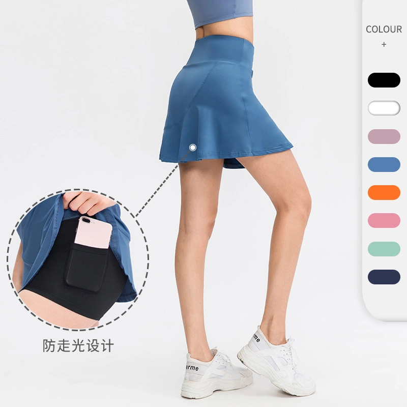 Wholesale/Supplier Custom Woman Sports Gym Fitness High quality/High cost performance  Short Plain Activewear Tennis Skirt