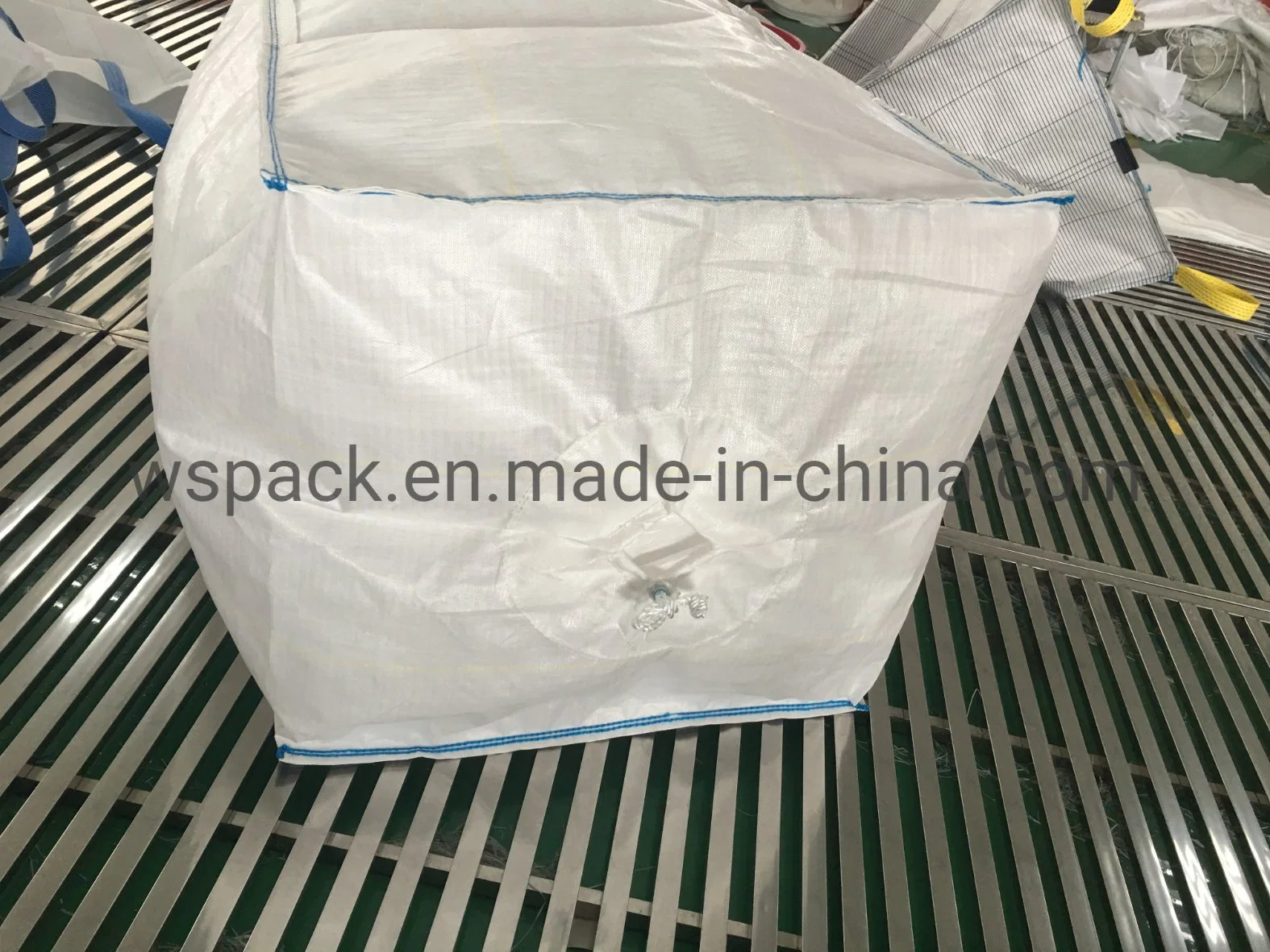 Ton Bag China Bulk Big Bag Factory Bulk Bag 1 Ton Jumbo Bag Specification Container Bag Sand Industrial Construction Garbage Pea Gravel Tonne Bag