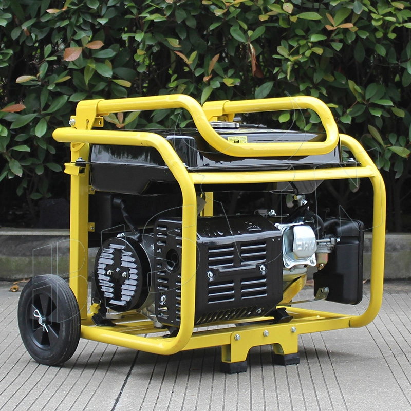 Bison 2.5kw Portable Gasoline Generator Set with Wheels