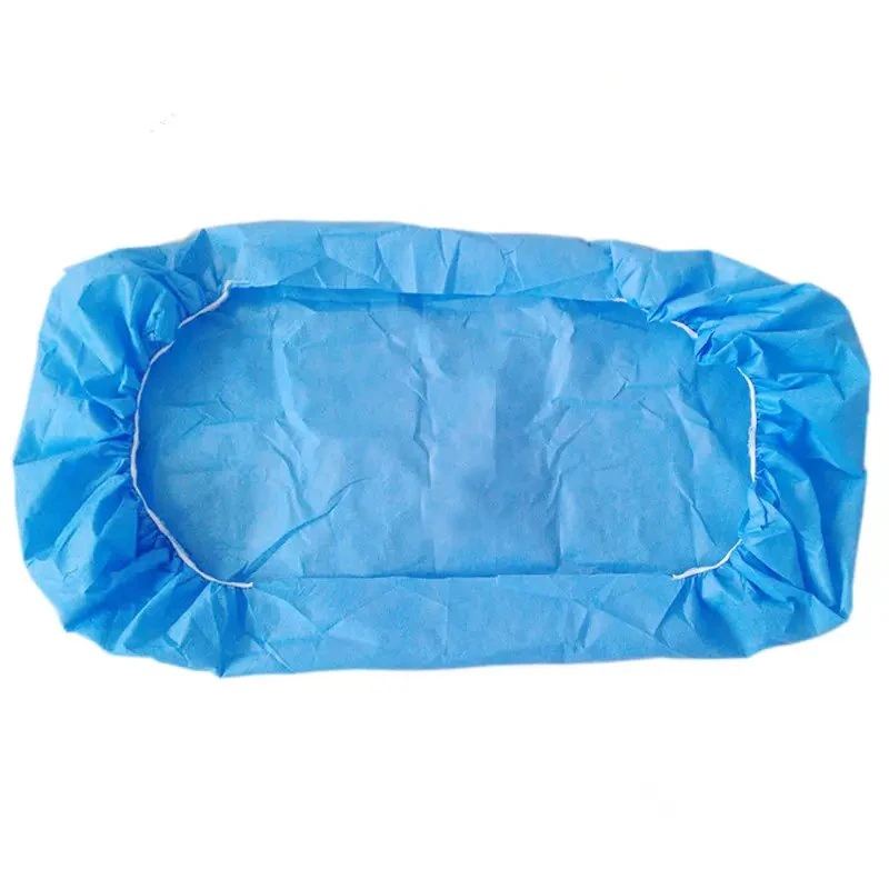 Hospital Medical Disposable Waterproof SMS Massage Fitted Bed Sheet Cover on Sale