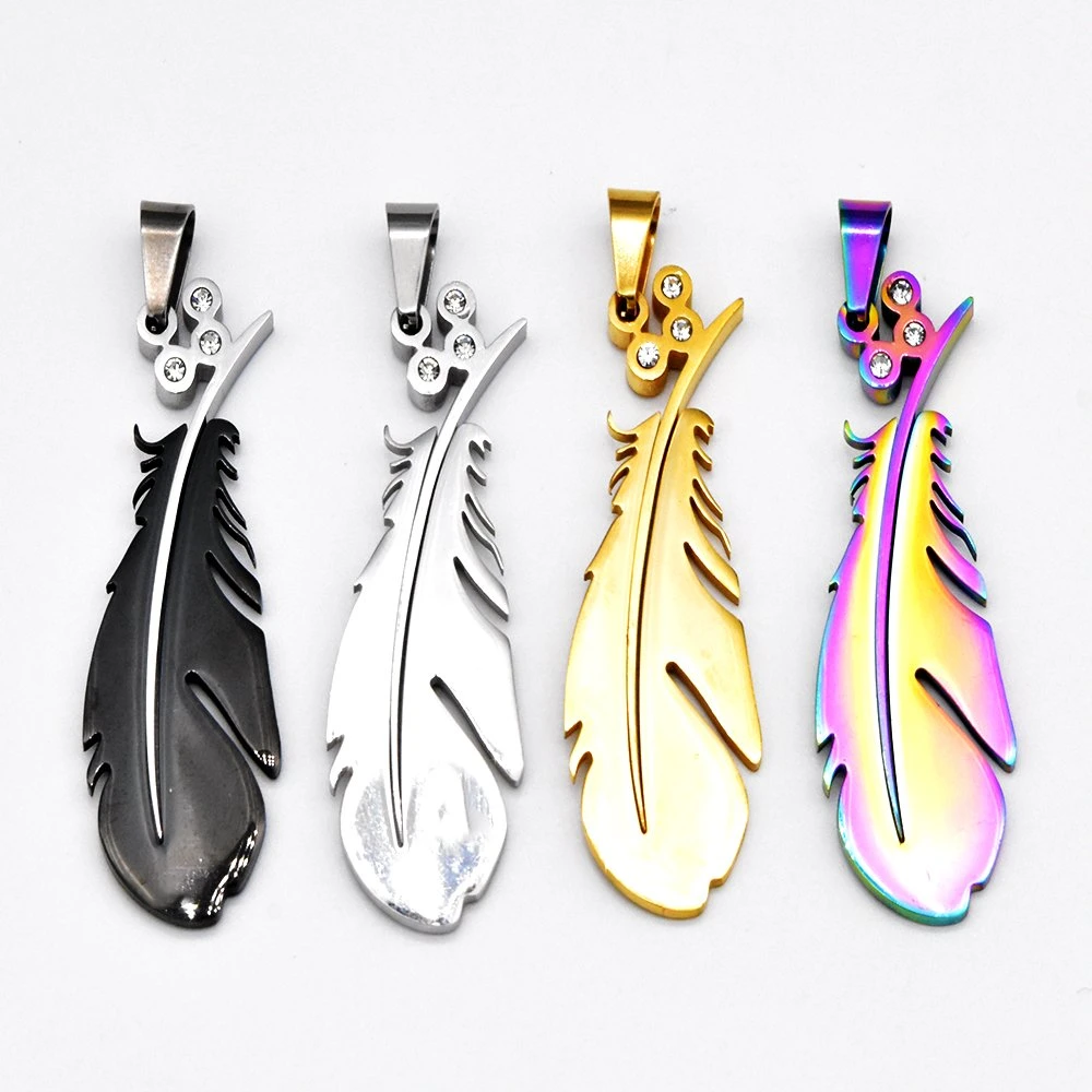 Nouveau design coloré Banana feuilles collier pendentif pour hommes et Femmes