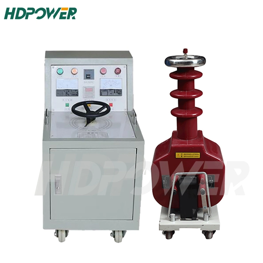 100kv اختبار الجهد العالي النظام AC قوة الطاقة الكهربائية العازلة اختبار AC Hipot Tester HV Testing Transformer AC Tramage Tester