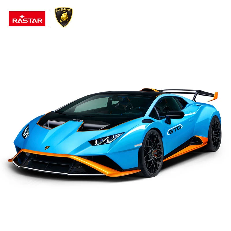 Rastar 1: 14 Lamborghini الأزرق الجديد Trending لعبة مرخص نموذج السيارة مع التحكم عن بعد diecast السيارة