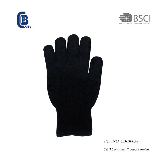 Heat Resistant BBQ Cooking Grilling Cotton Glove, Barbecue Grill Mitt, Barbecue Glove, Heat Resistant Mitt Oven Gloves, Kitchenware, 24.5X17cm