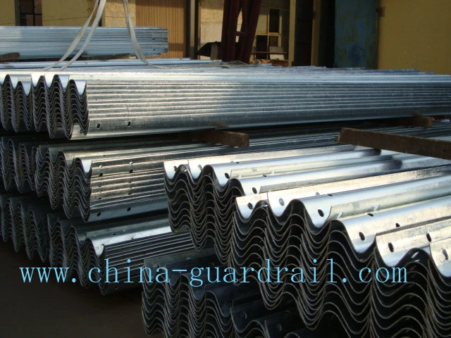 Galvanized Traffic Guard Rail Barrera Metalica for Highway