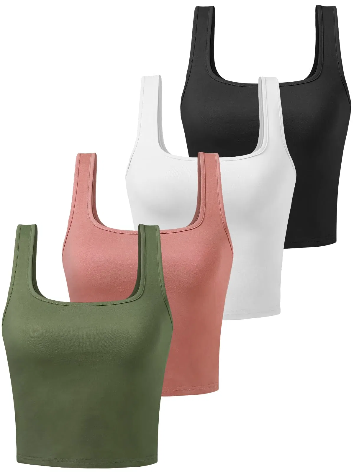 High quality/High cost performance Cotton Workout Crop Tank Women Athletic Shirts Racerback Yoga Top