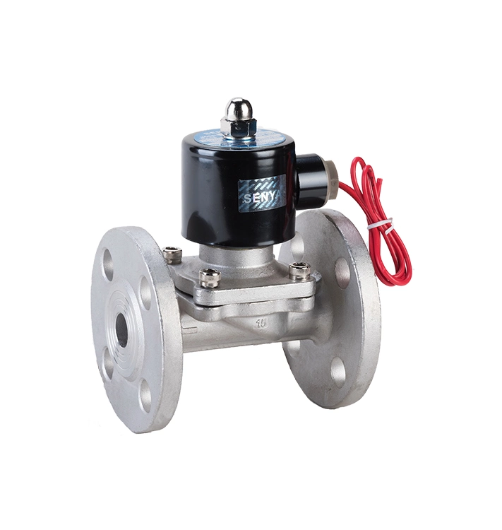 2s Series Direct Acting 2/2 Ways Stainless Steel Solenoid Valve with Flange