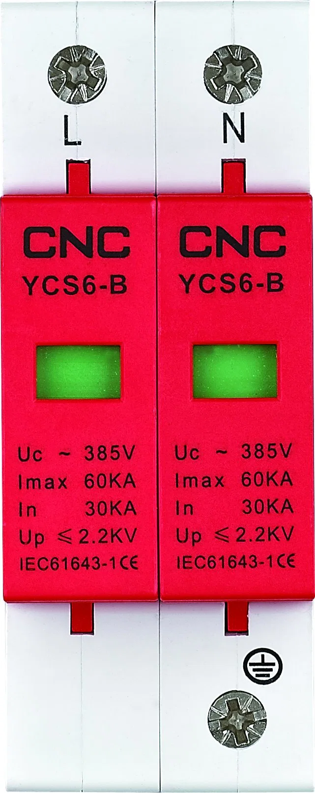 Ycs CNC6-B série 2p Dispositif de protection contre les surtensions