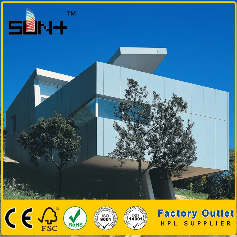 Exterior Decorative Partition Panel Fiber Cement Boards for Building Material