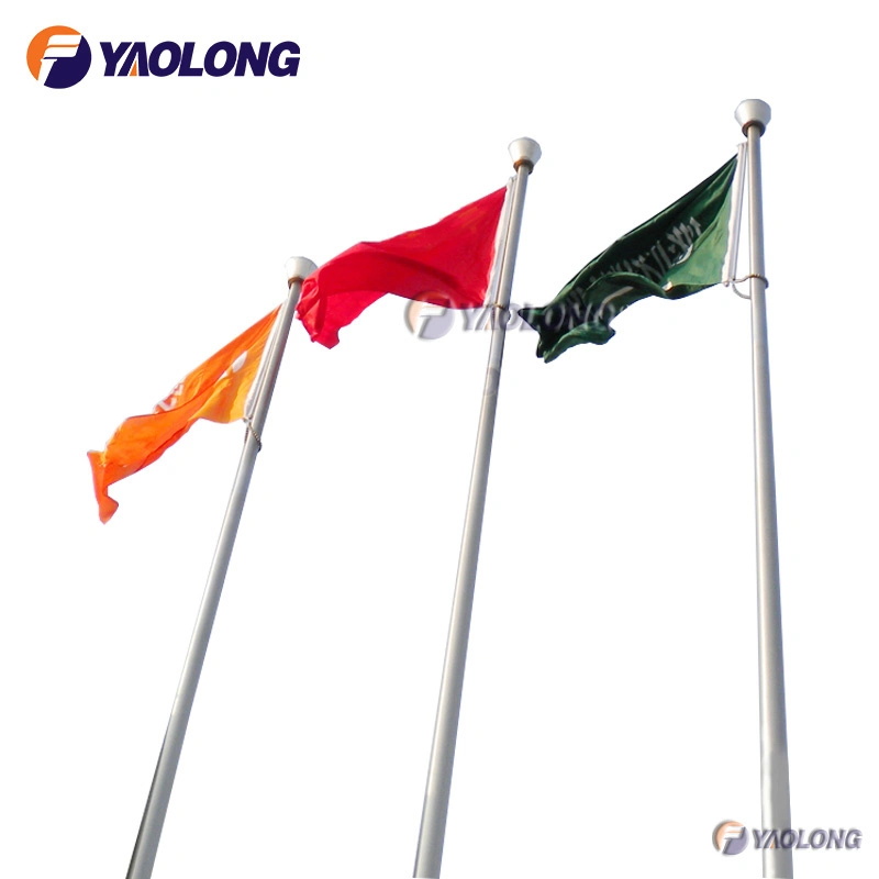 SUS 304 12m Corrosion Resistant Electric Operated Flag Pole