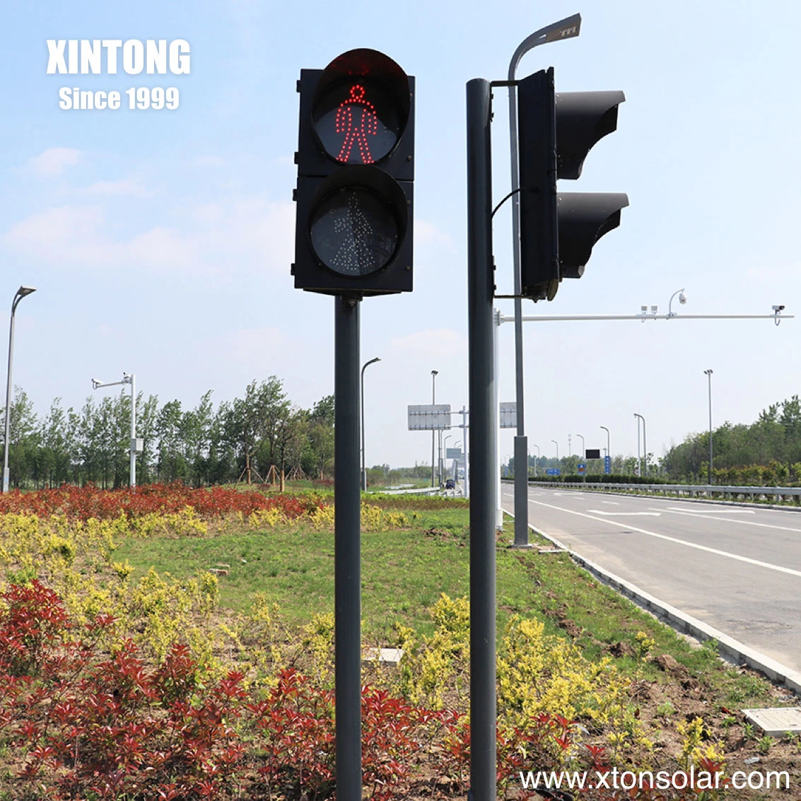 Xintong Integrated All in One Aluminum Tricolor Full Screen LED Traffic Light