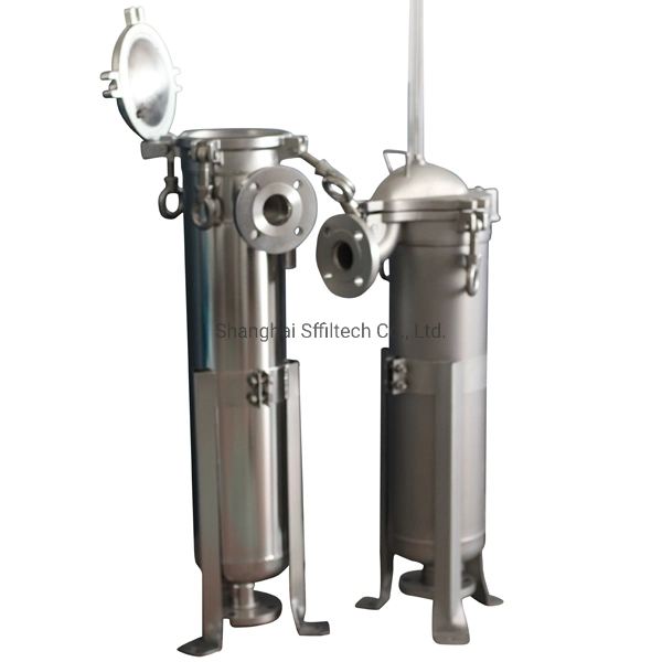 Single Bag Stainless Steel Filter Housing Water Purification