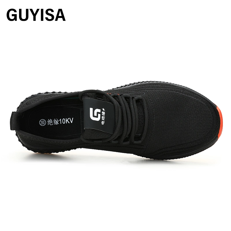 Guyisa Trend Hot Sale Safety Shoes Fashion Outdoor Work Steel Toe Lightweight Safety Shoes