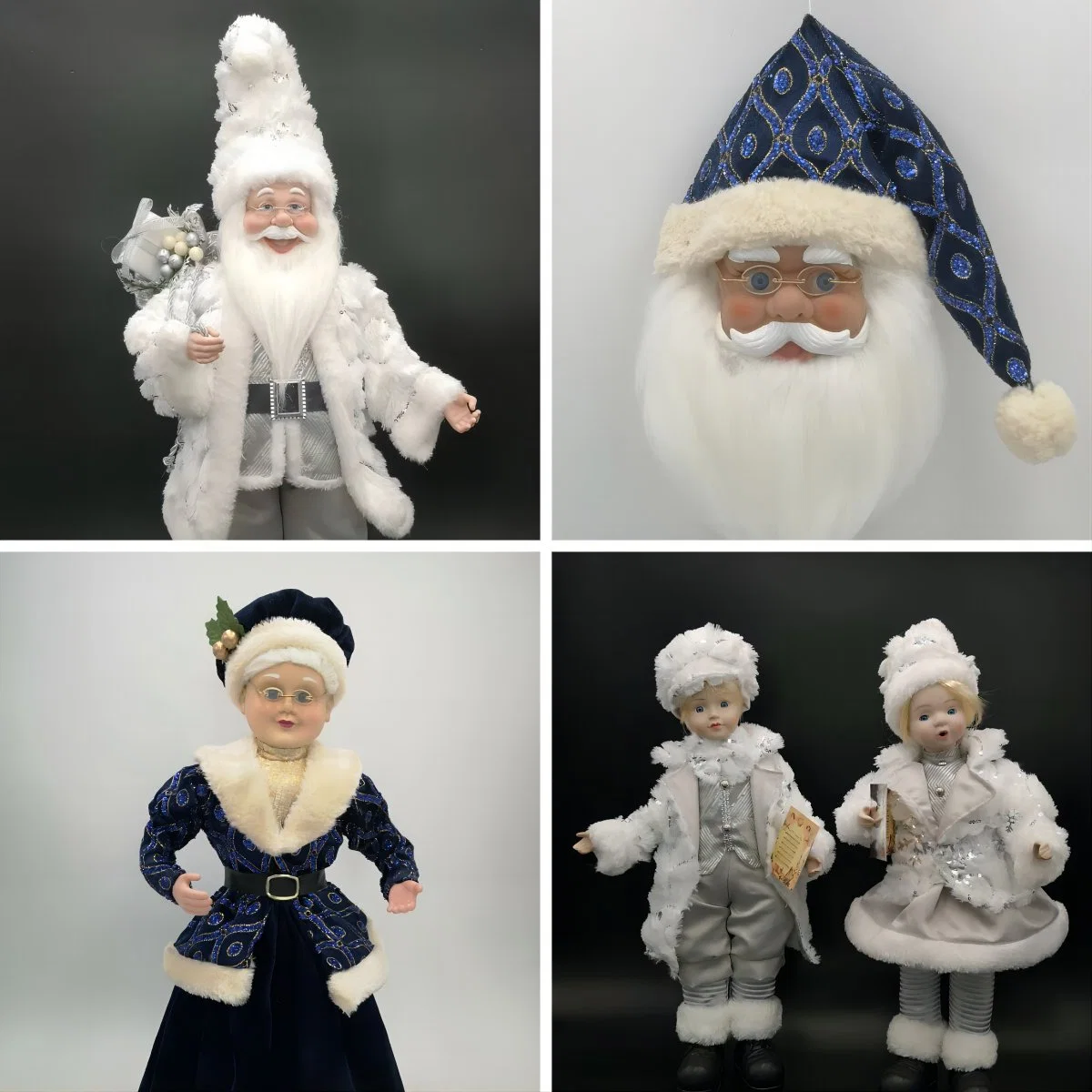 OEM Factory Customized Christmas Decoration Figurine Christmas Resin Figurine Polyresin Figurines Porcelain Ceramic Figurine Resin Figure Manufacturer in China
