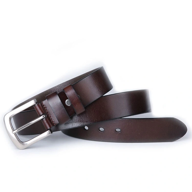 Factory OEM Design Cheap Price Mens Designer Brown Leather Belts