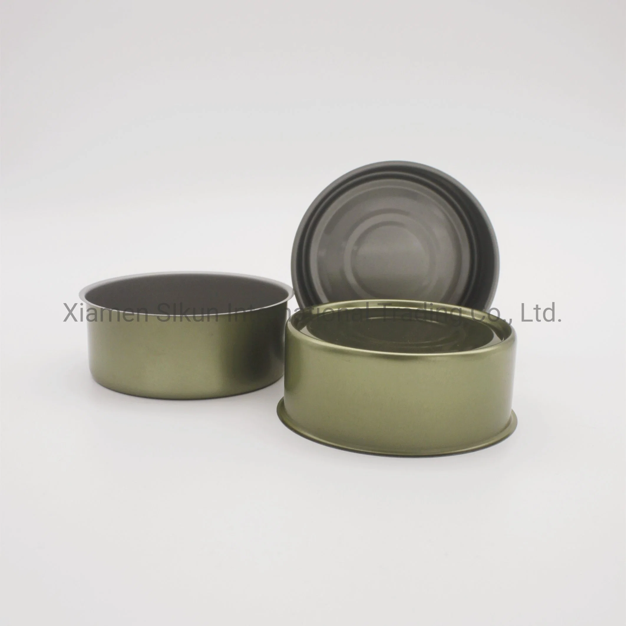 Customized Competitive Price 2-Piece Can Empty 834# Tin Can for Fish Tuna Packing