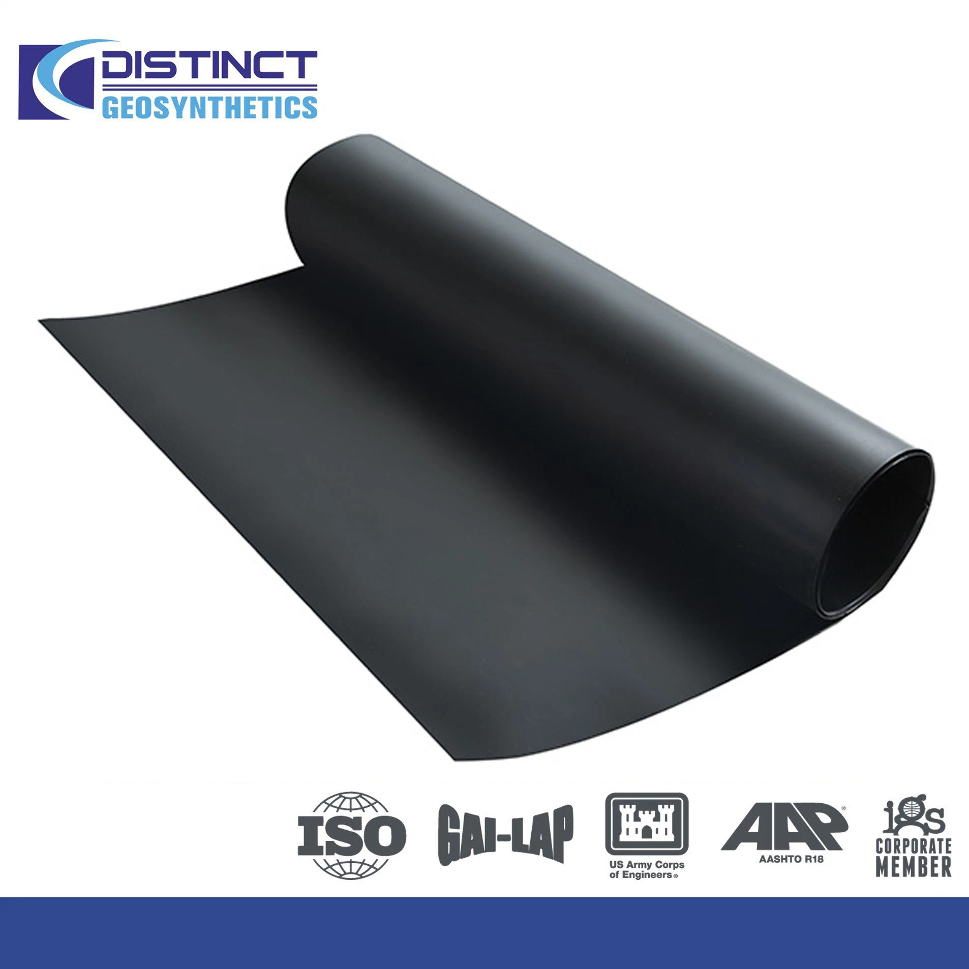 Geomembrane Pond Liner/HDPE Liner/Polyethylene Waterproofing Membrane/Dam Liner/Drainage Geocomposite/Wick Drain