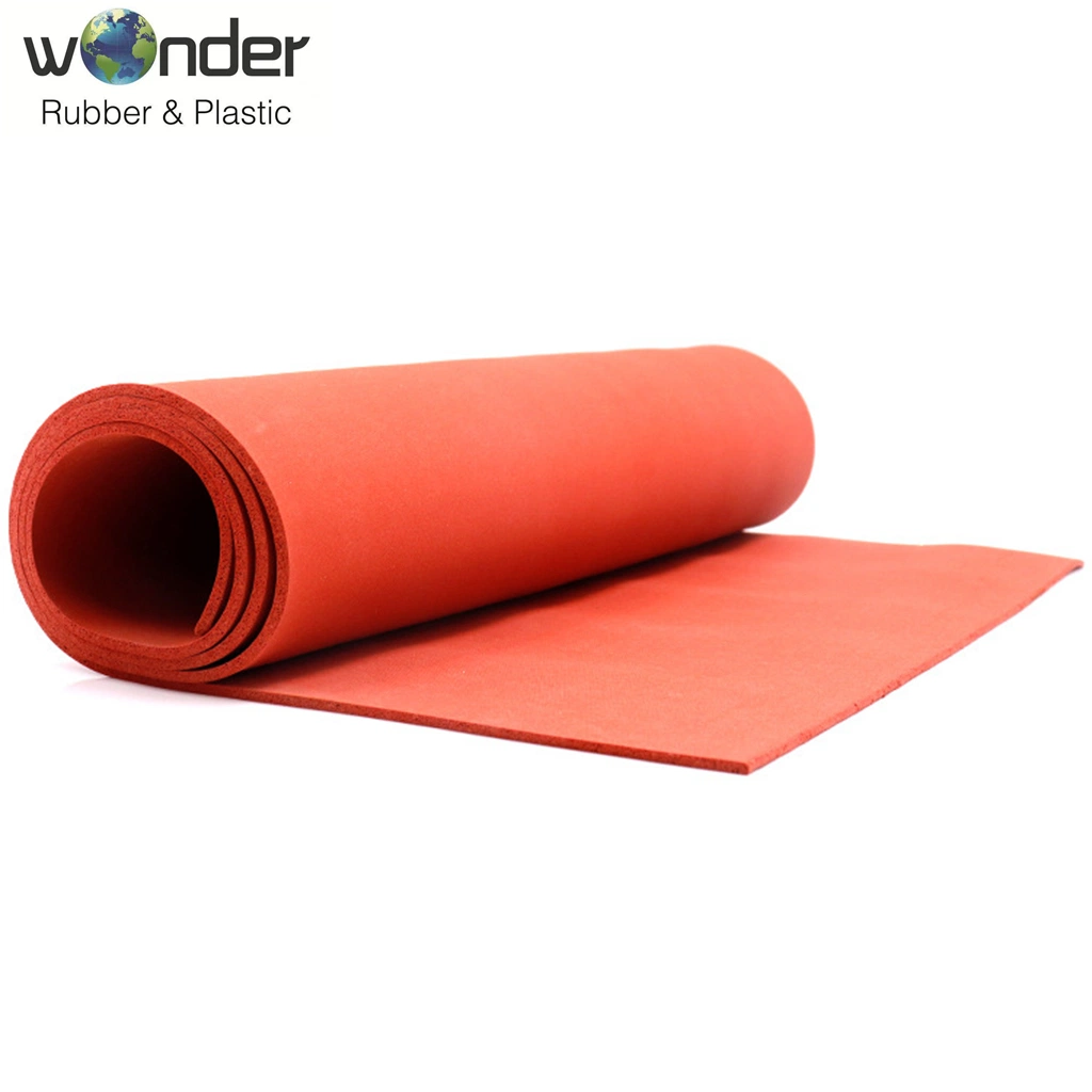 Wonder Factory Sale Good Quality Foaming Silicone High quality/High cost performance Sponge Silicone Rubber Sheet Foam