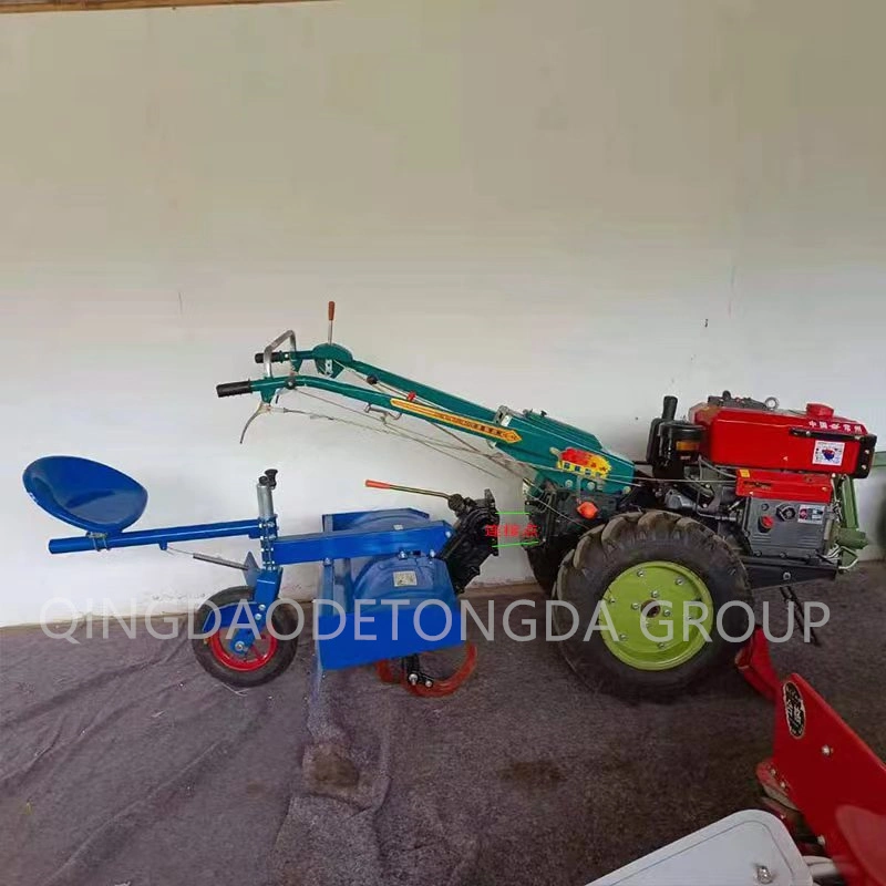 Diesel Mini Farming Agricultural Multi Functional Power Tiller15-32 HP Two Wheel Walking Tractors