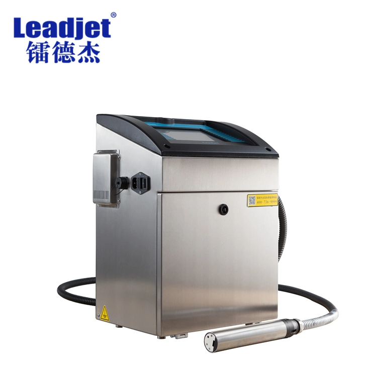 Leadjet Smart Cartridge Continuous Small Character Inkjet Printer for Production Line Usage