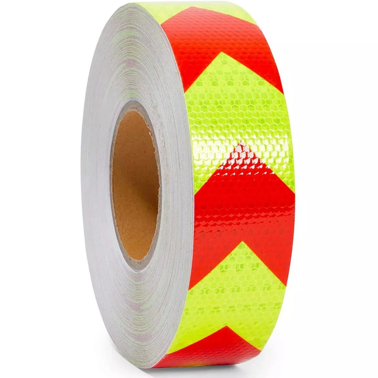 High Visibility Arrow Pattern PVC Safety Reflective Tape for Trucks, Trailers, Heavy Vehicles