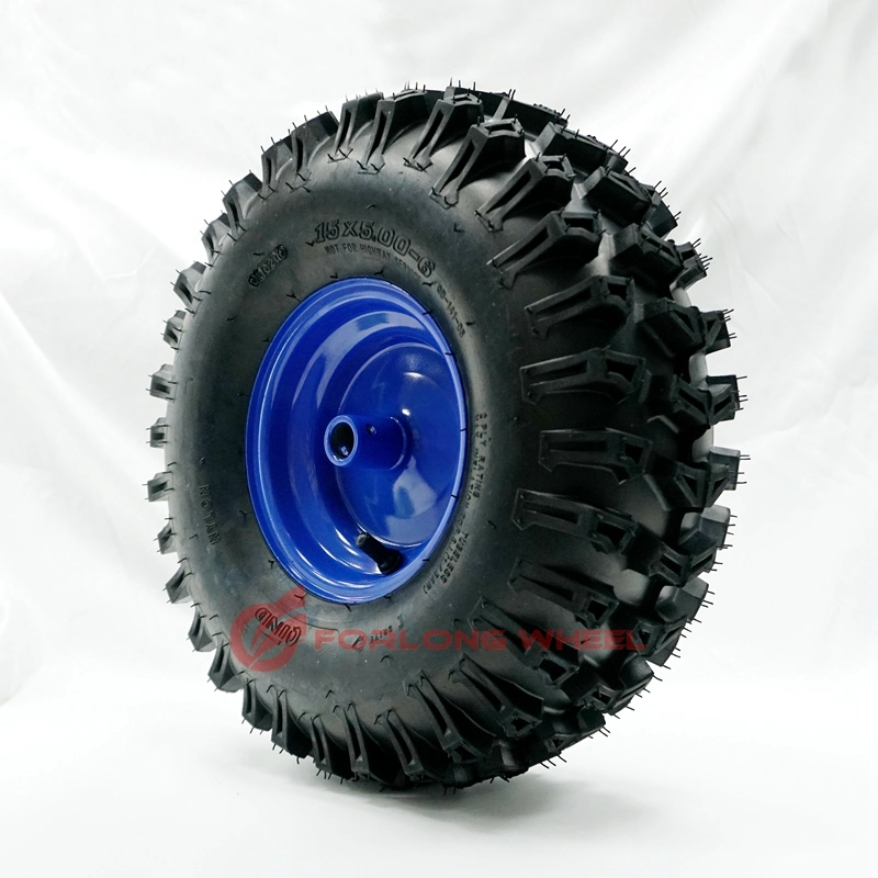 Forlong Garden Tiller Wheels 13X5.0-6 Tire Assembled with Wheel Rim 4.00X6 for Sale