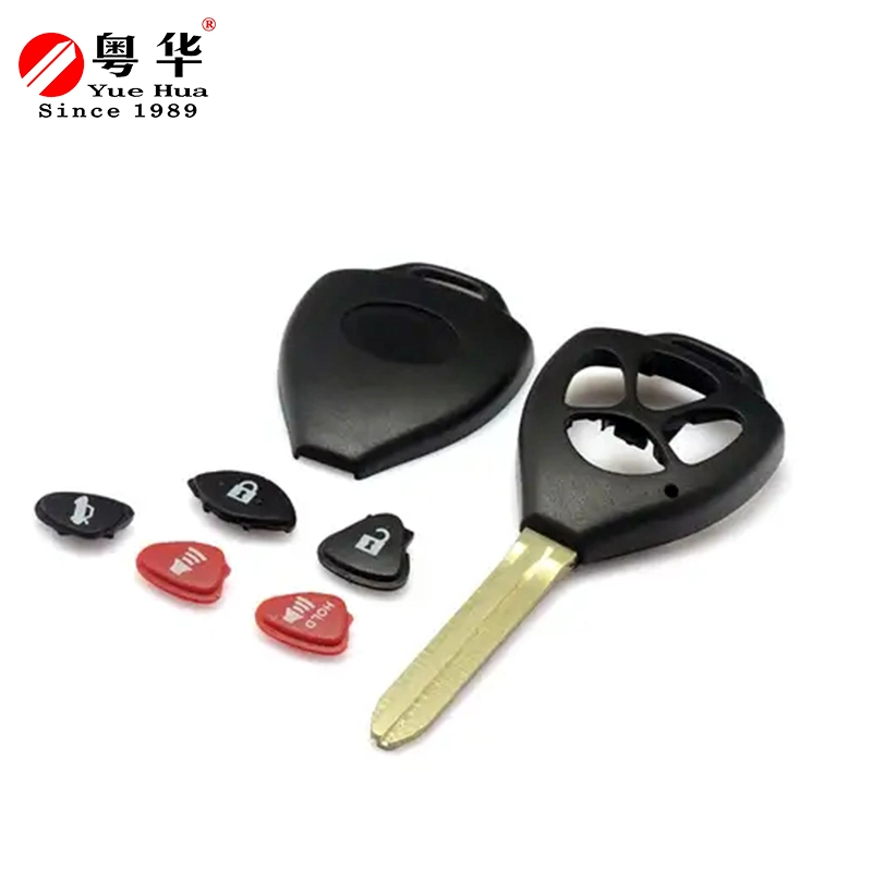 100% Original Model 2 3 4 Buttons Remote Replacement Car Key Blank Car Key Shell for Toyota Corolla Camry Matrix Yaris RAV4 Key Toy43