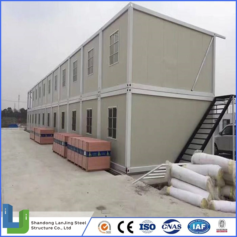 20FT Ready Made Temporary Building Plan Prefabricated Container House Container House 2 Bedroom