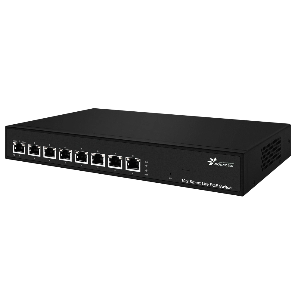 8 Ports Web Managed 10g Poe Switch