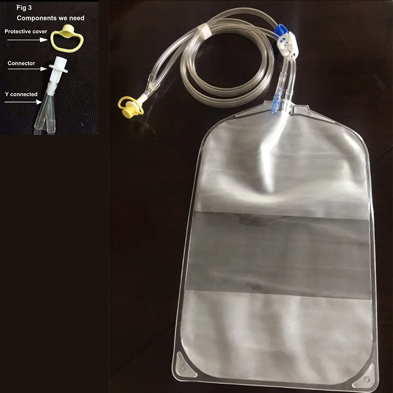 2000ml Eo Gas Sterile Drainage Bag