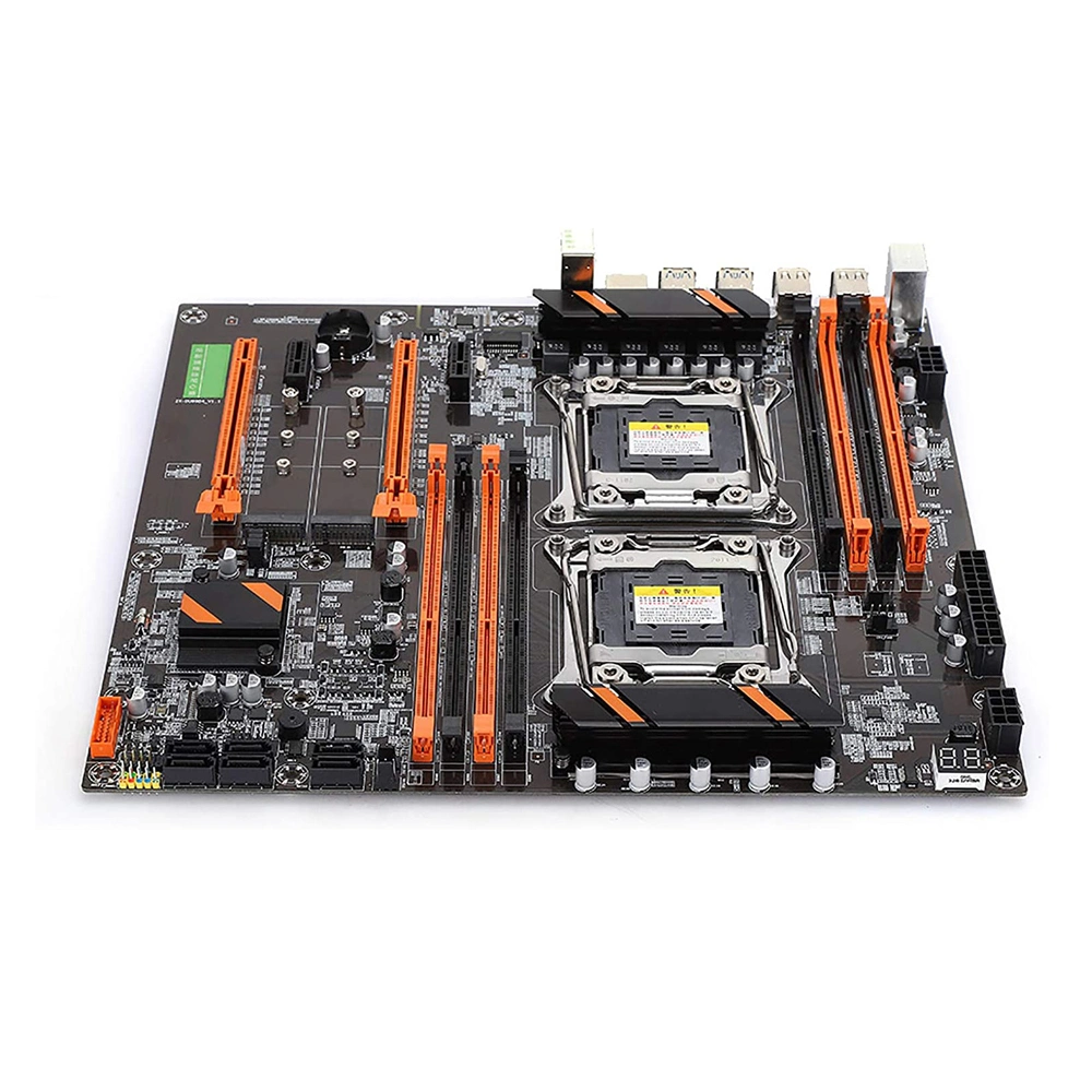 Motherboard Intel ATX X99 de alta calidad Dual E5 LGA2011-3 para juegos Motherboard 256g de doble canal DDR4 con PCIe M. 2 SATA M. 2