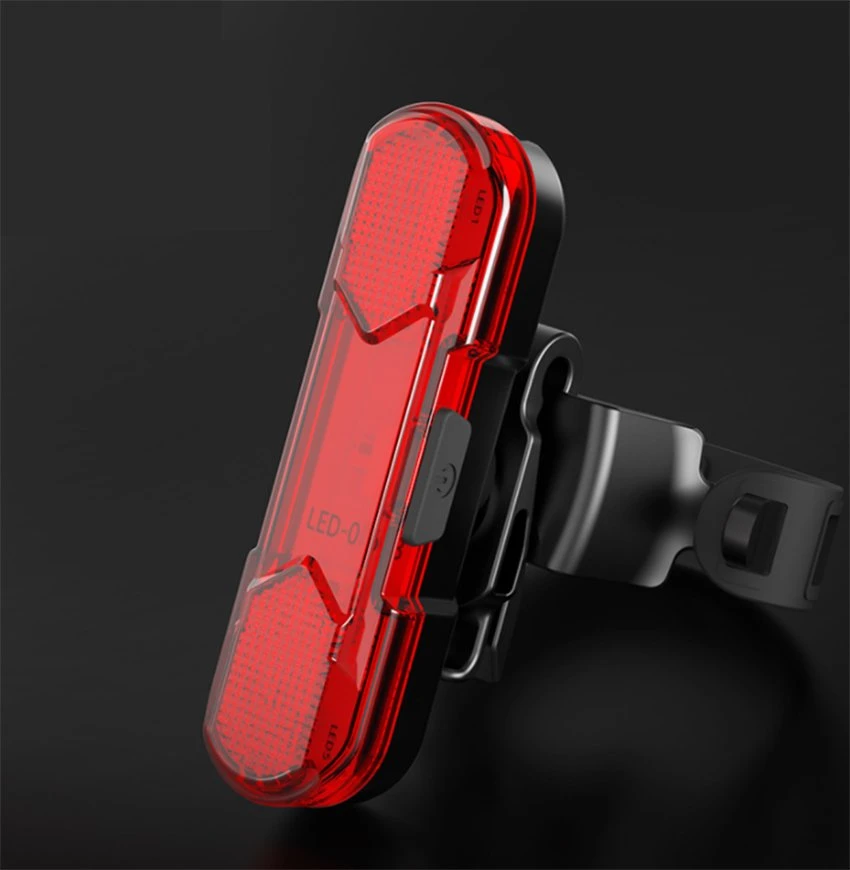 Аккумулятор USB LED велосипед задний свет, яркий велосипед заднего фонаря