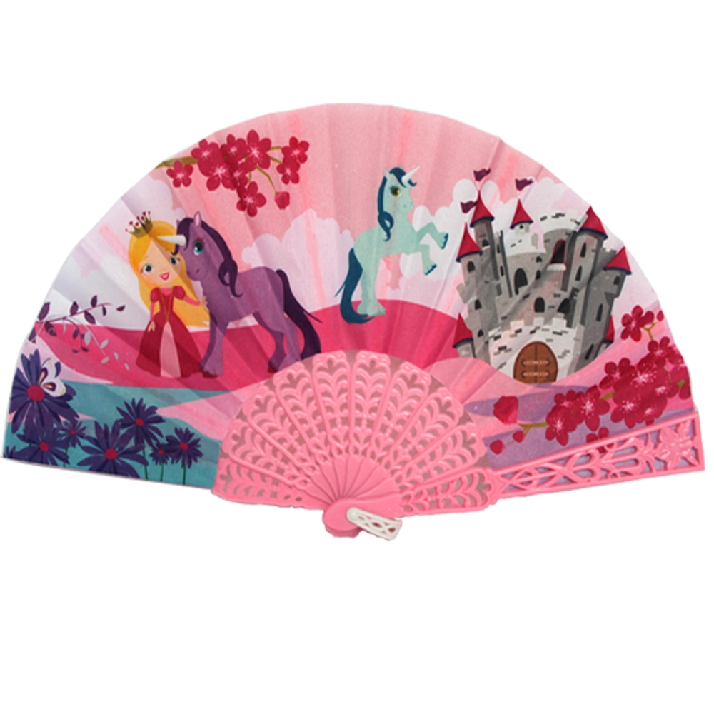 New Wholesale/Supplier Custom Printed Logo Small Folding Hand Fan for Kids