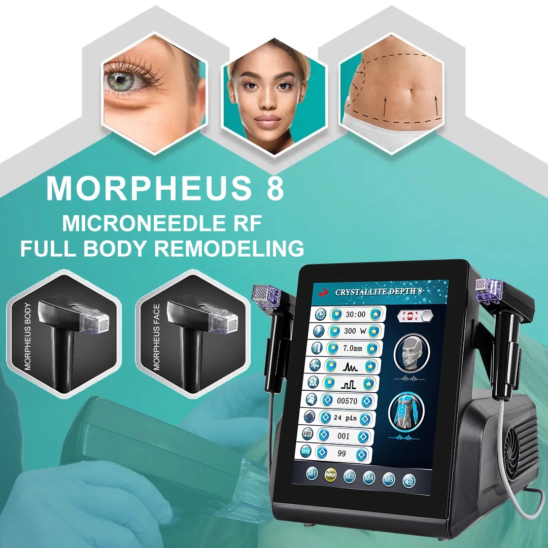 2 Handles Portable Radio Frequency RF Microneedling Morpheus 8