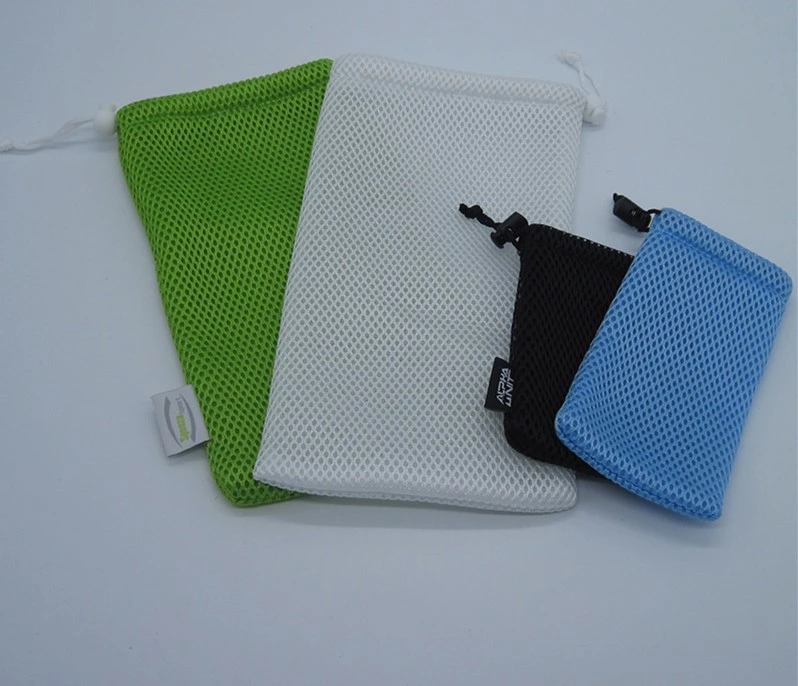 Reusable Drawstring Cotton Mesh Bag Net Bag