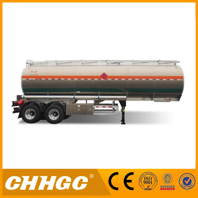 3 Axles Oil Fuel Tank Semi Trailer / LPG Tanker Trailer