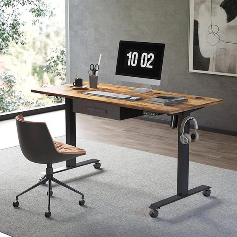 Standing Study Tables Lift L Shaped Executive Computer Office Desk Modern Furniture
