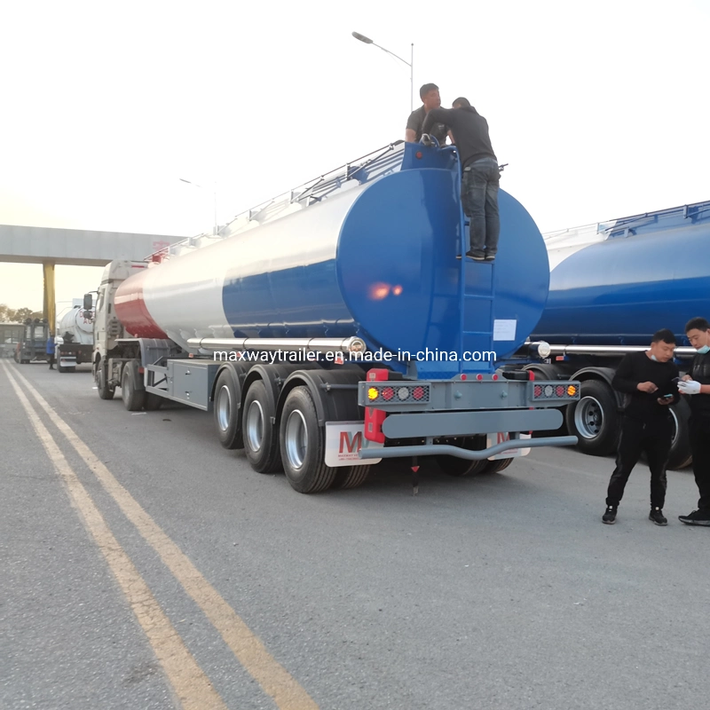 Original Factory Petrol Tanker Trailer 3 Axles 50000 Liters Road Fuel Tanker Trailer