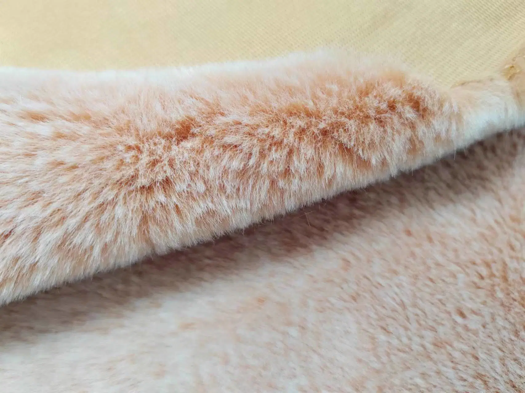 Polyester Tip-Dyed Long Hair Fake Fur Wholesale/Supplier High quality/High cost performance  Fake Fur for Apparel Home Decor Upholstery Handbags