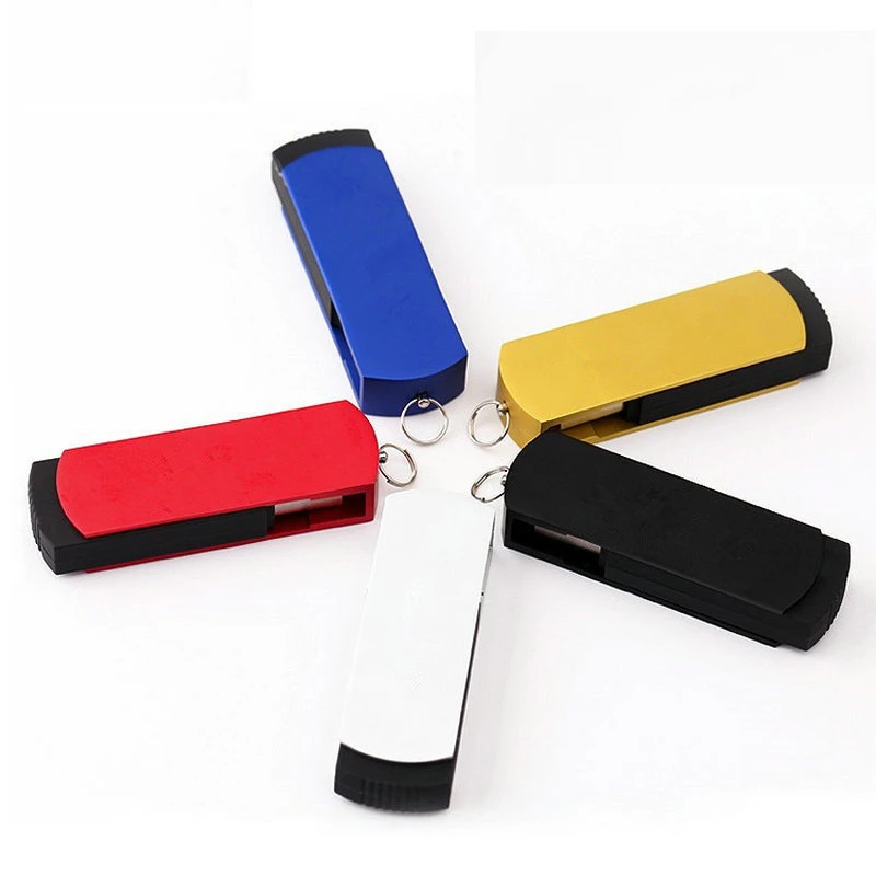 Factory Wholesale Colorful Classic Swivel USB Flash Pendrive with Logo