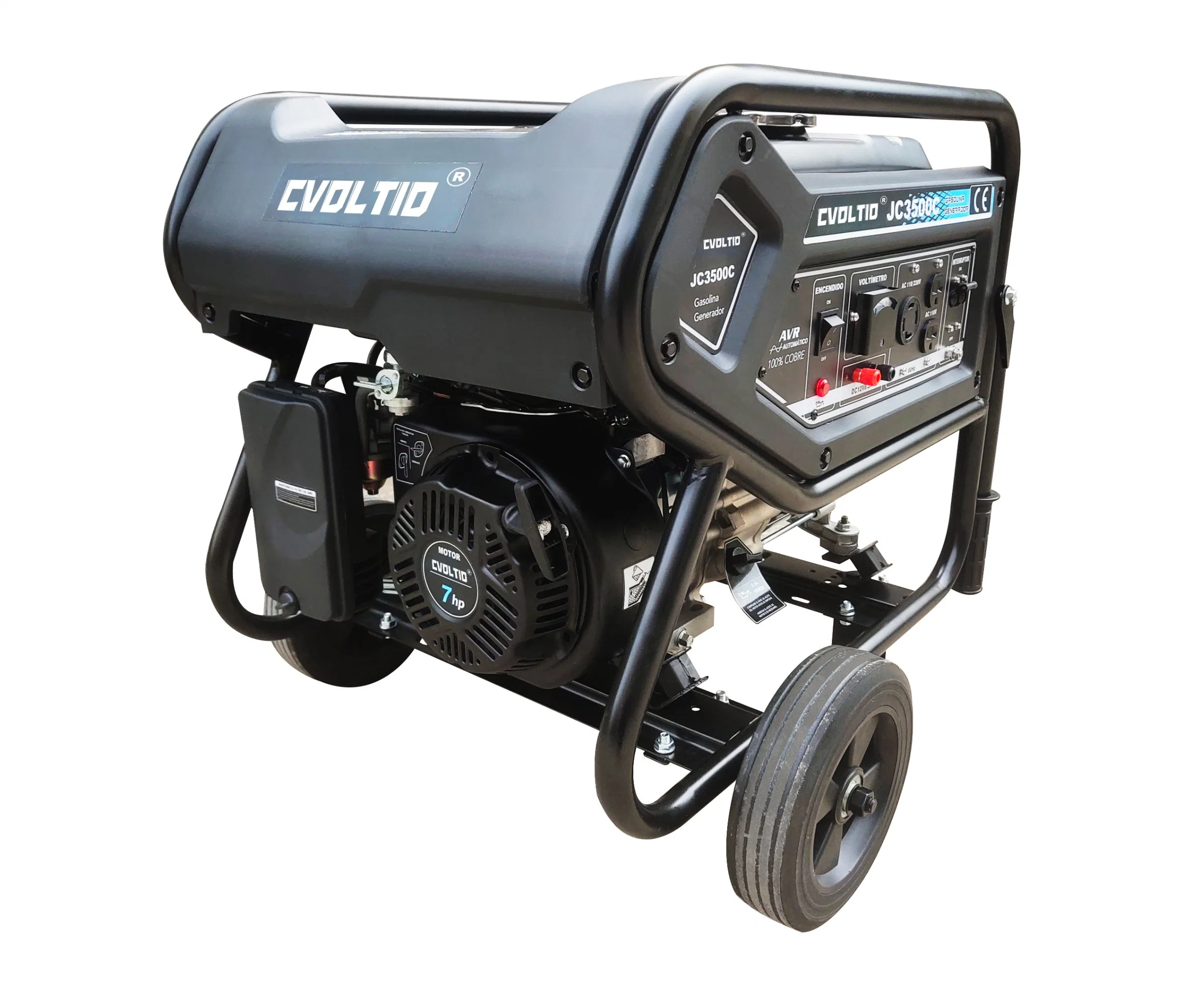 Démarrage à la main 2,8 kW 3 kW alternateur moteur OHV refroidi par air 2 800 W. Générateur d'essence portable au gaz 3000W 110V 220V