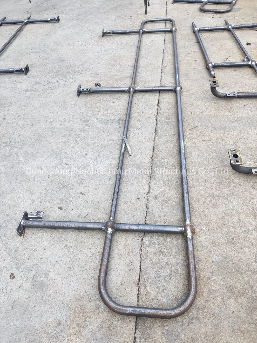 Jimu Pre-Fabricated Welded Ball Joint Ms Steel Handrail Panels