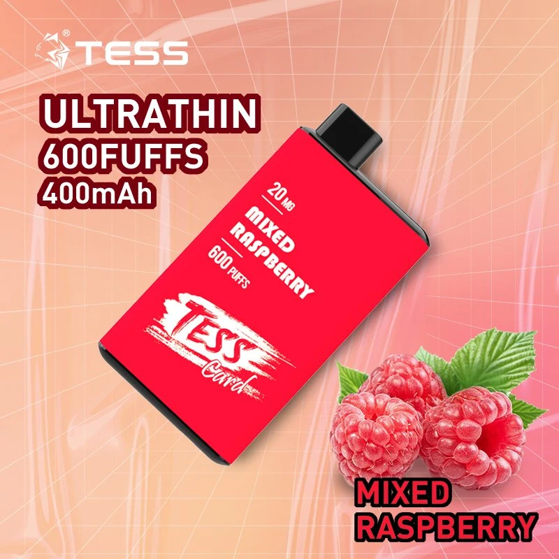 Tess Original Disposable/Chargeable Vape 600 Puffs 2ml Eliquid Mesh Coil Best vape