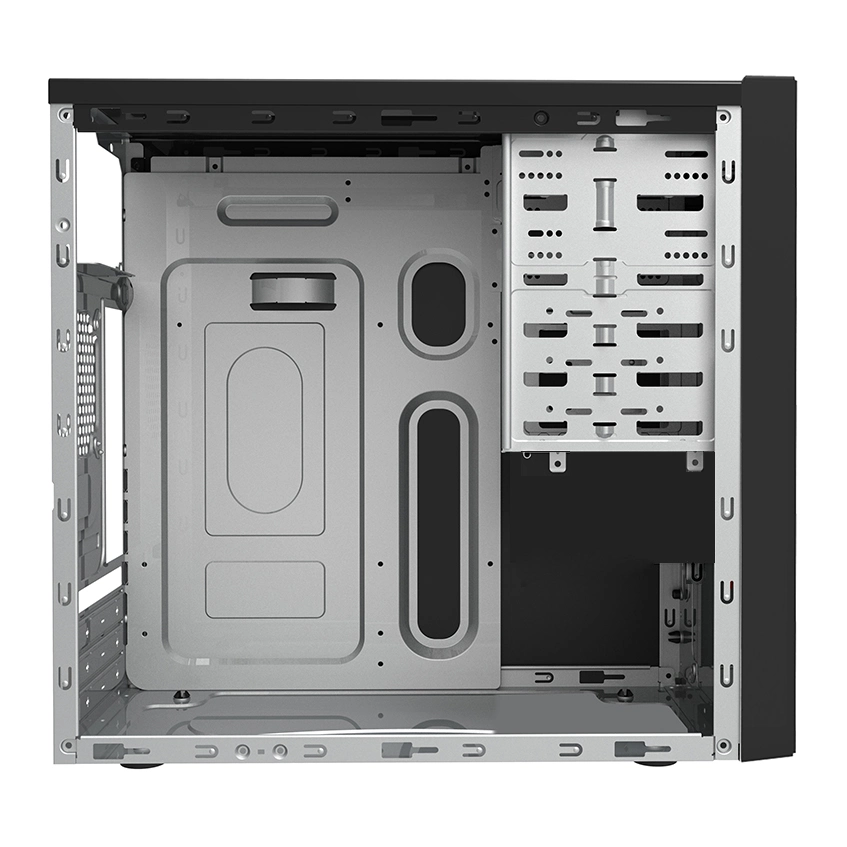 Computer Case Matx, Desktop Tower, with Mesh Front Panel