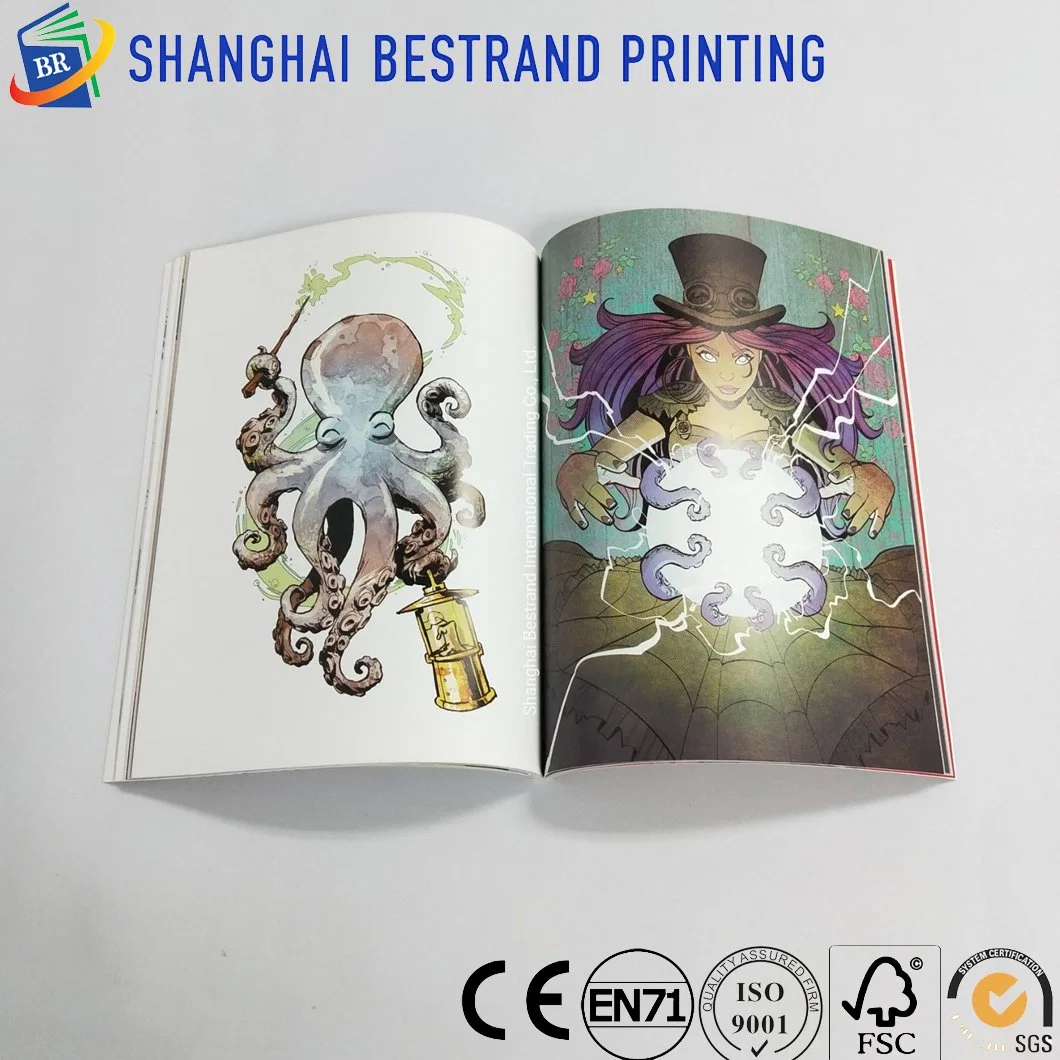 Custom Design Children Sticker Book Printing Using Laser Cut with Removable Sticker