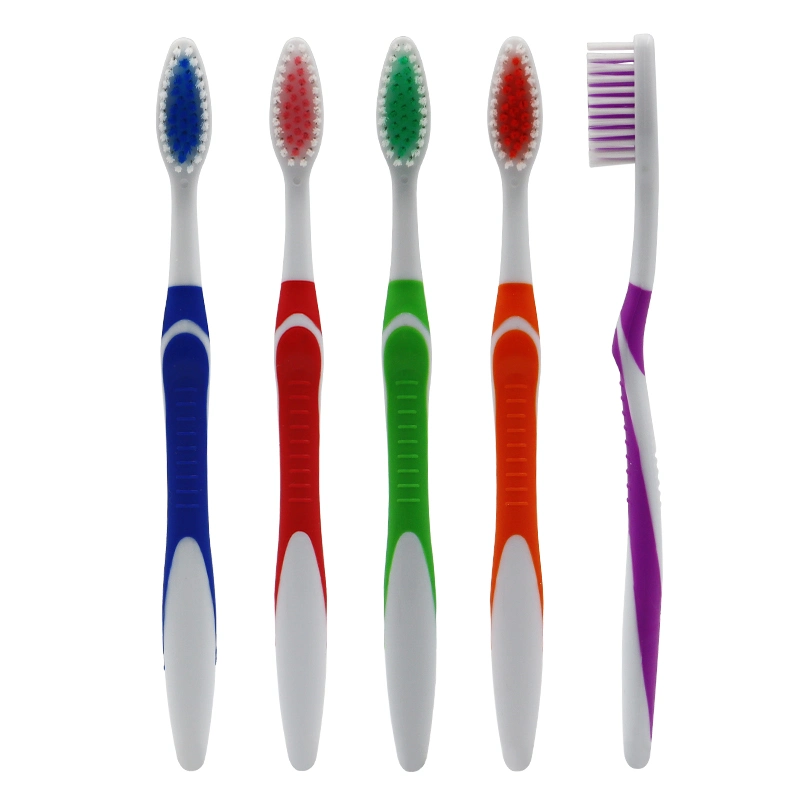 Classic 5pk Adult Toothbrush with Nylon Polishing Bristles/Anti-Slip Handle