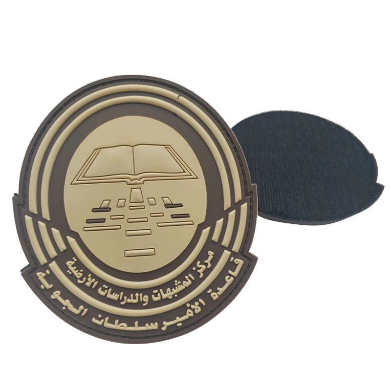 Custom PU Garment Accessories Tactical Gear Police Style Patches Fashion Clothing Hang Label Printing Sticker Military Style PVC Rubber Patch with Design Logo