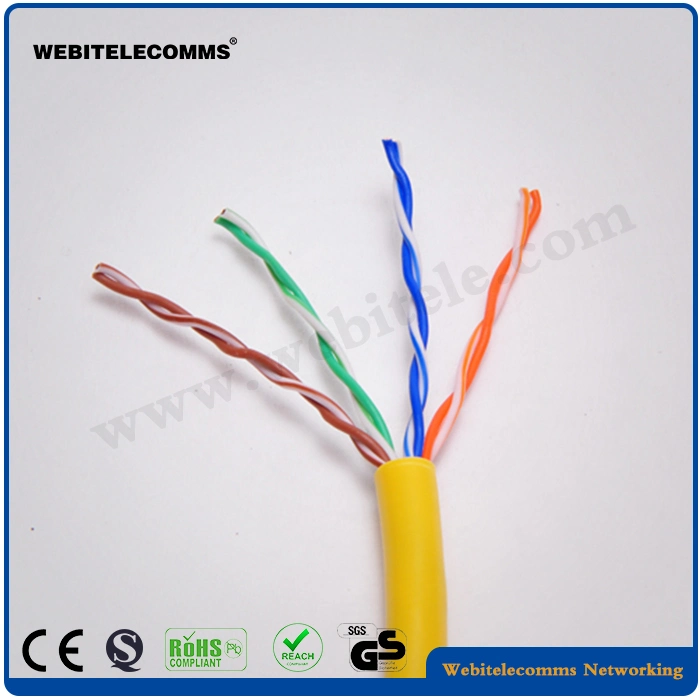 PVC U/UTP Cat5e Unshielded LAN Cable for Network Using