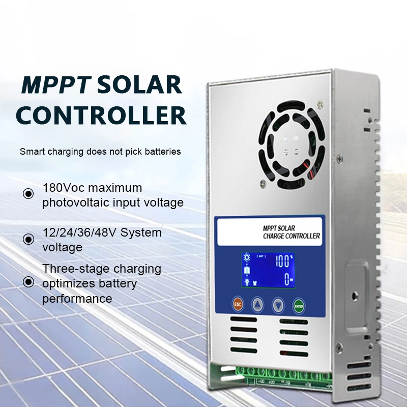 60A MPPT Solar Charge Controller 12V Auto Solar MPPT Controller Solar Controller