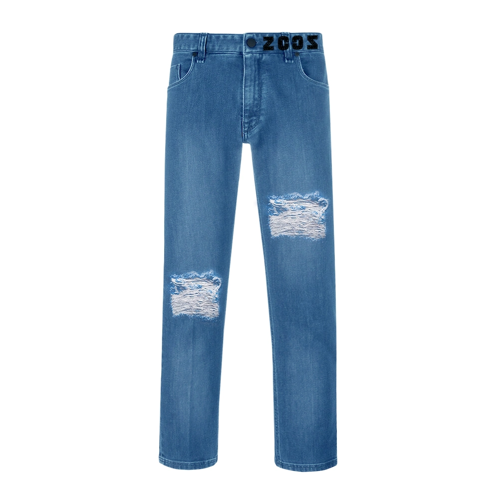 Custom Private Label Stretchy Skinny Slim Fit Großhandel/Lieferant Hohe Qualität Gewaschenes Jeans